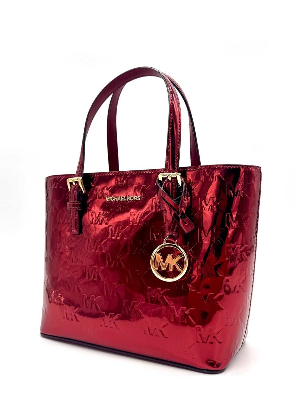 Michael Kors Jet Set Travel XS TZ Tote Bag Cherry